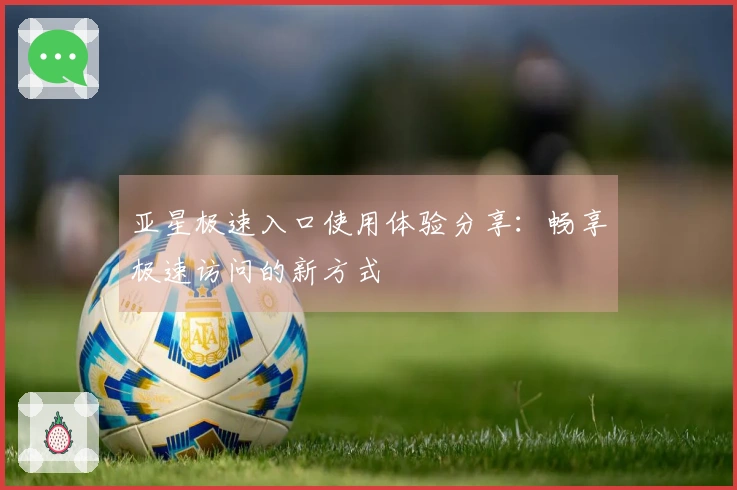 亚星极速入口使用体验分享：畅享极速访问的新方式